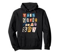 This Girl Is A Spy Funny Detective Costume Secret Agent Pullover Hoodie