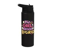 This Girl is Almost Retired Stainless Steel Insulated Water Bottle