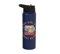 This Girl is Almost Retired Travel Journey Stainless Steel Insulated Water Bottle