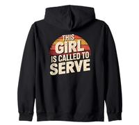 This Girl Is Called To Serve LDS Women Quote Zip Hoodie