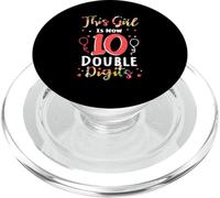 This Girl Is Now 10 Double Digits 10 Years Old Birthday PopSockets PopGrip for MagSafe