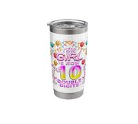 This Girl is Now Double Digits, It's My 10th Birthday Stainless Steel Insulated Tumbler