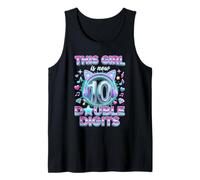 This Girl is Now Double Digits K-pop 10th Birthday Girls Tank Top
