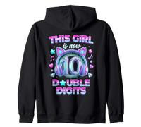 This Girl is now Double Digits K-pop 10th Birthday Girls Zip Hoodie