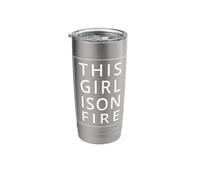 This Girl is on fire Stainless Steel Insulated Tumbler