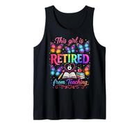 This Girl is Retired from Teaching Butterflies Tank Top