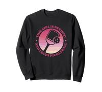 This Girl Is Retired Loves Pickleball Sweatshirt