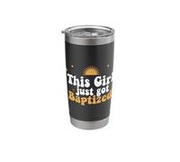 This Girl Just Got Baptized Christian Religious Baptism Stainless Steel Insulated Tumbler