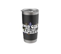 This Girl Just Got Baptized Christian Religious Baptism Stainless Steel Insulated Tumbler