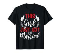 This Girl Just Got Married Just Married Bride T-Shirt