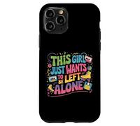 This Girl Just Wants To Be Left Alone Retro Design Nostalgia Case for iPhone 11 Pro