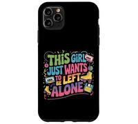 This Girl Just Wants To Be Left Alone Retro Design Nostalgia Case for iPhone 11 Pro Max