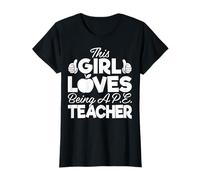 This Girl Loves Being A PE Teacher Physical Education Women T-Shirt