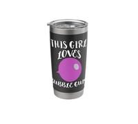 This Girl Loves Bubble Gum Stainless Steel Insulated Tumbler
