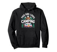 This Girl Loves Camping Caravan Camper Camping Pullover Hoodie