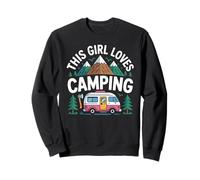 This Girl Loves Camping Caravan Camper Camping Sweatshirt