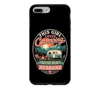 This Girl Loves Camping With Her Husband Funny Couples Case for iPhone 7 Plus/8 Plus