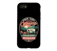 This Girl Loves Camping With Her Husband Funny Couples Case for iPhone SE (2020) / 7/8