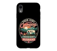 This Girl Loves Camping With Her Husband Funny Couples Case for iPhone XR