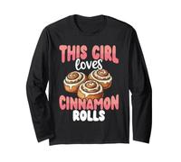 This Girl Loves Cinnamon Rolls Women Long Sleeve T-Shirt
