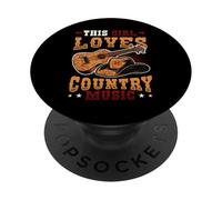 This Girl Loves Country Music PopSockets Adhesive PopGrip
