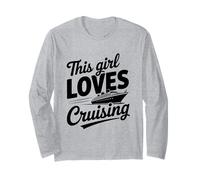 This Girl Loves Cruising Fun Vacation Sailboat Long Sleeve T-Shirt