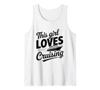 This Girl Loves Cruising Fun Vacation Sailboat Tank Top