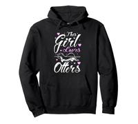 This Girl Loves Cute Otters River Animal Wildlife Lover Pullover Hoodie