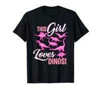 This Girl Loves Dinos - Cute Dinosaurs Women Gift T-Shirt