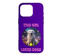 THIS GIRL LOVES DOGS Case for iPhone 16 Pro