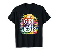 This Girl Loves Jesus Value Graphic T-Shirt