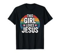 This Girl Loves Jesus Value Graphic T-Shirt