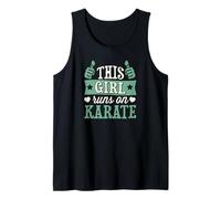 This Girl Loves Karate Two Thumbs Tank Top