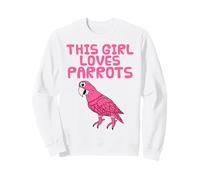 This Girl Loves Parrots, Wildlife Nature Lover Sweatshirt