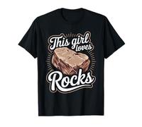 This Girl Loves Rocks Geology Rock Collector T-Shirt
