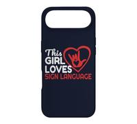 This Girl Loves Sign Language Funny ASL Deaf Design Case for iPhone Air