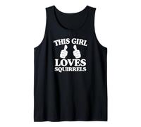 This Girl Loves Squirrels Two Thumbs Tank Top