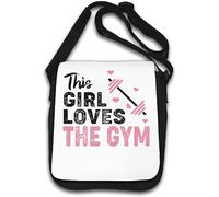This Girl Loves The Gym Shoulder Bag White