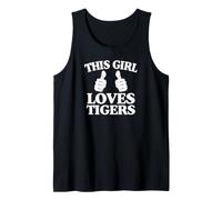 This Girl Loves Tigers Two Thumbs Tank Top