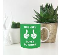 This Girl Loves To Drink Mug
