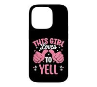 This Girl Loves To Yell Funny Screaming Yelling Case for iPhone 14 Pro