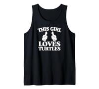 This Girl Loves Turtles Two Thumbs Tank Top