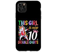 This Girl Now 10 Double Digits Unicorn 10 Years Old Birthday Case for iPhone 11 Pro Max