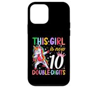 This Girl Now 10 Double Digits Unicorn 10 Years Old Birthday Case for iPhone 12 mini