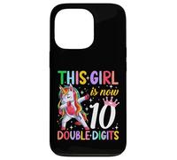 This Girl Now 10 Double Digits Unicorn 10 Years Old Birthday Case for iPhone 13 Pro