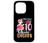 This Girl Now 10 Double Digits Unicorn 10 Years Old Birthday Case for iPhone 15 Pro
