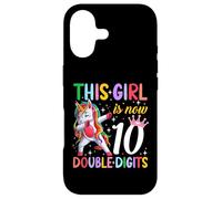This Girl Now 10 Double Digits Unicorn 10 Years Old Birthday Case for iPhone 17