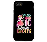 This Girl Now 10 Double Digits Unicorn 10 Years Old Birthday Case for iPhone SE (2020) / 7/8