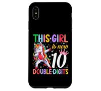 This Girl Now 10 Double Digits Unicorn 10 Years Old Birthday Case for iPhone XS Max