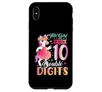 This Girl Now 10 Double Digits Unicorn 10 Years Old Birthday Case for iPhone XS Max